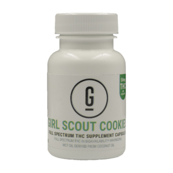 GRASS – THC Capsules – Girl Scout Cookies – 50mg | CannaBudget Canada