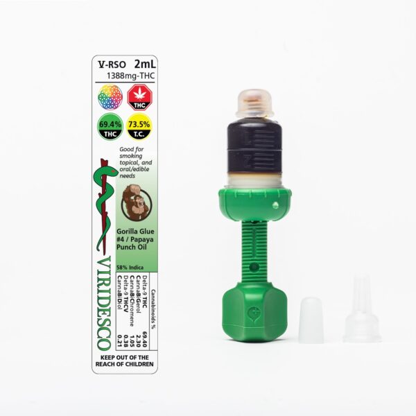 Viridesco – THC / RSO – Gorilla Punch – 2ml | CannaBudget Canada