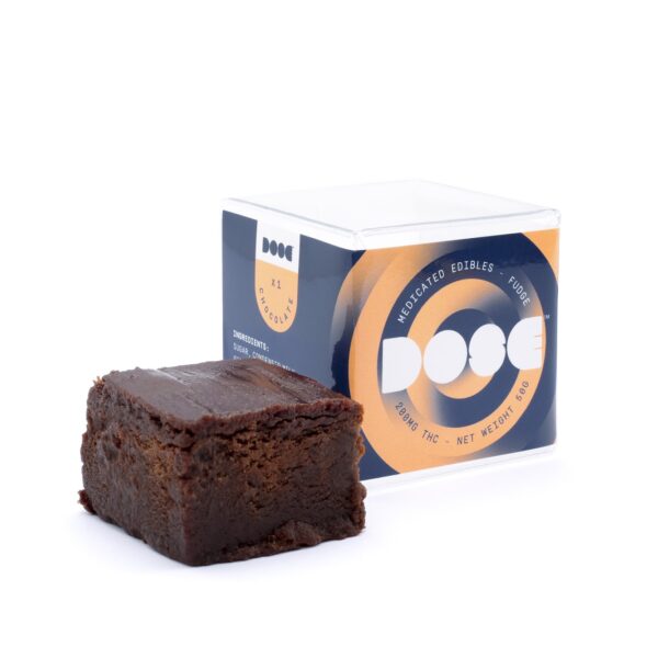 Dose Edibles – Chocolate Fudge – 200mg THC | CannaBudget Canada