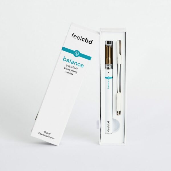 FeelCBD – Balance – Dispsable CBD Vape Pen 0.5ml | CannaBudget Canada
