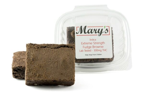 Mary’s Medibles – Extreme Strength Fudge Brownie – 300mg THC (Indica) | CannaBudget Canada