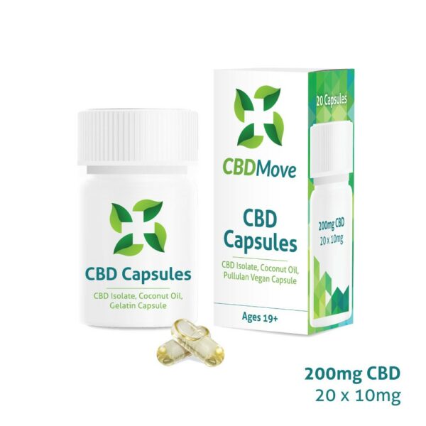 CBD Move – CBD Capsules – 200mg CBD | CannaBudget Canada