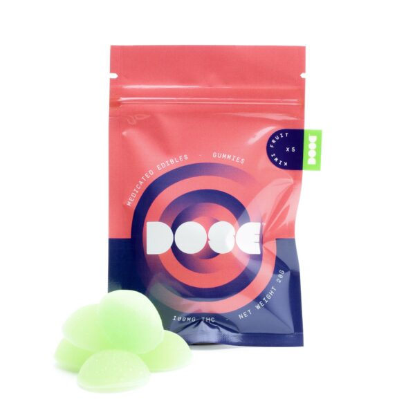 Dose Edibles Gummies – Kiwi Fruit | CannaBudget Canada