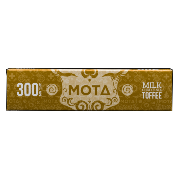 MOTA Edibles – Milk Chocolate Toffee Bar – 300mg THC | CannaBudget Canada