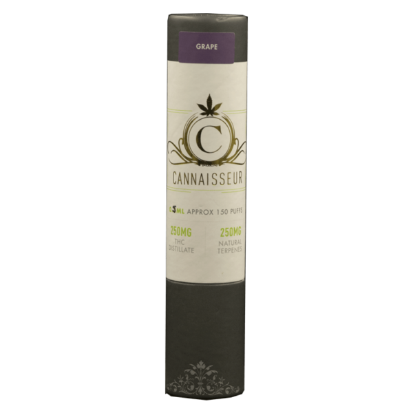 Cannaisseur – Disposable THC Distillate Pen – Grape 0.3ml | CannaBudget Canada