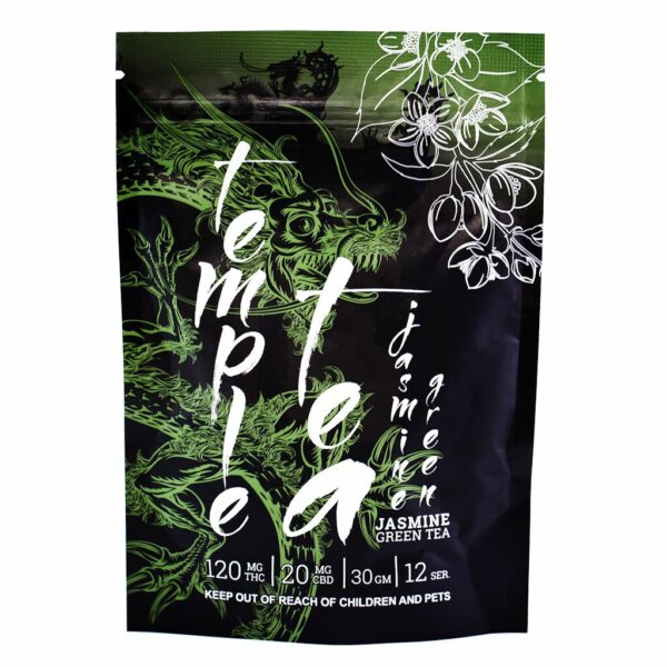 Temple Tea – Jasmine Green Tea – 120mg THC | CannaBudget Canada