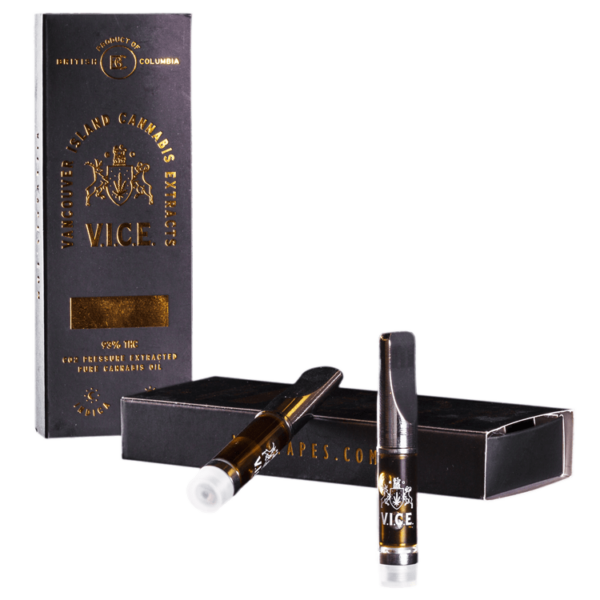 Vice – CO2 Oil Refill Cartridges – BC Kush 0.3ml | CannaBudget Canada