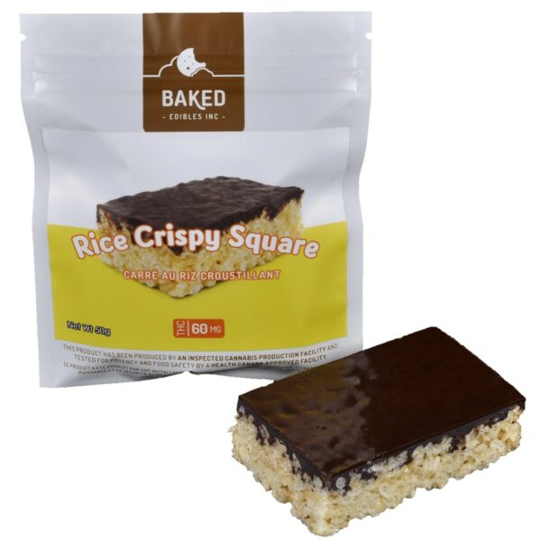 Baked Edibles – Rice Crispy Squares 60mg THC | CannaBudget Canada