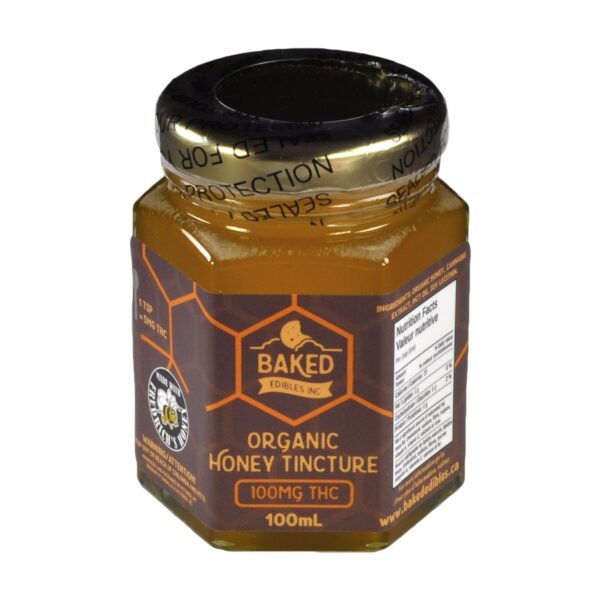 Baked Edibles – Organic Honey Tincture 100mg THC | CannaBudget Canada