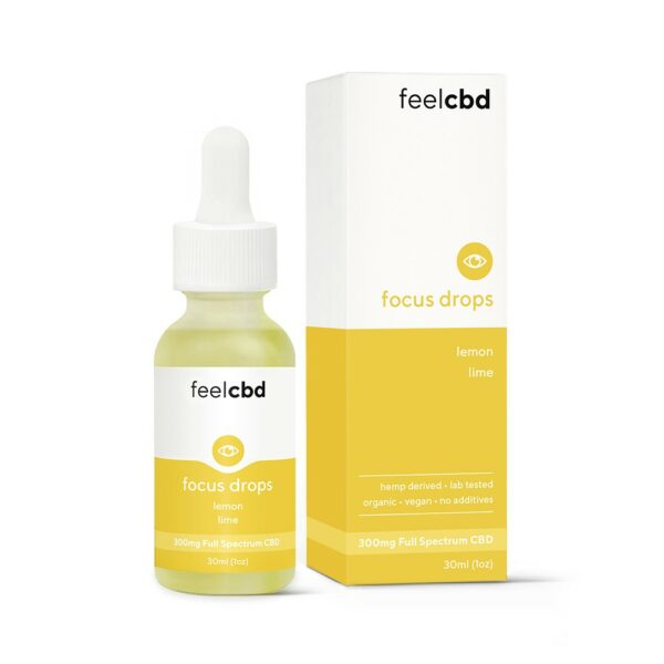 FeelCBD – Focus Drops – CBD Tincture 300mg | CannaBudget Canada