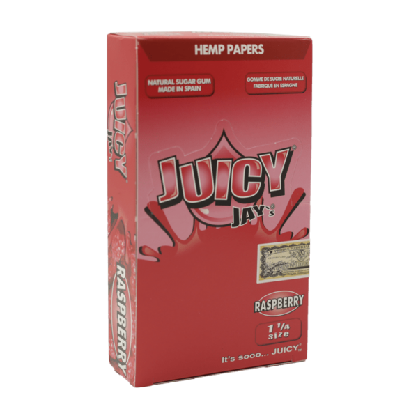 Juicy Jay’s – Hemp Papers (1.25 inch) – Raspberry | CannaBudget Canada