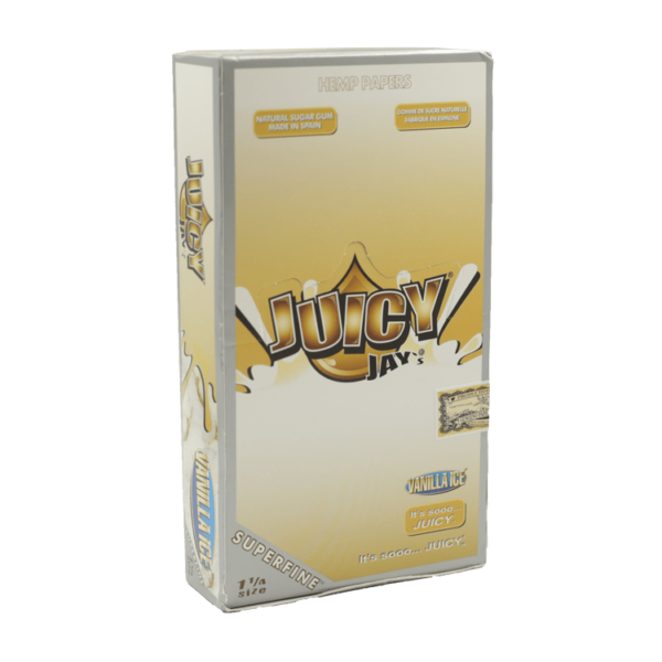 Juicy Jay’s – Hemp Papers (1.25 inch) – Vanilla Ice | CannaBudget Canada