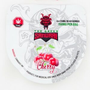 The Green Samurai – Cherry Gummies – 150mg | CannaBudget Canada