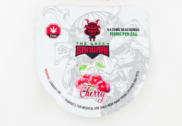 The Green Samurai – Cherry Gummies – 150mg | CannaBudget Canada