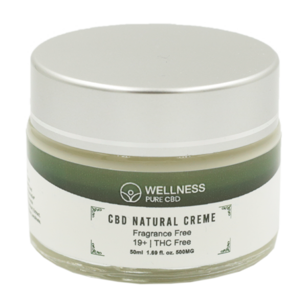 Wellness Pure CBD – Natural Creme – 500mg | CannaBudget Canada