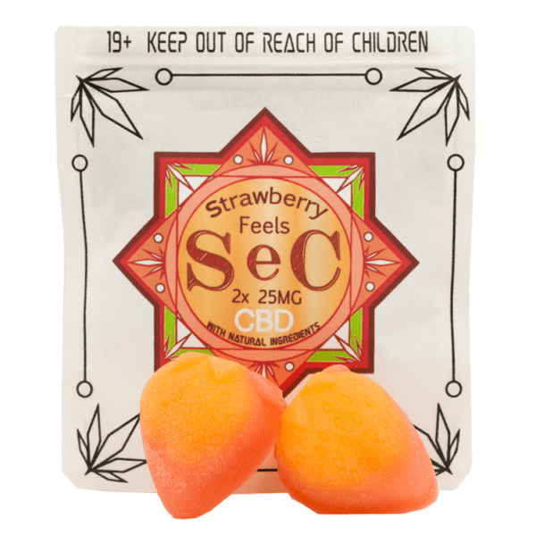 SEC – Strawberry Feels CBD – 50mg | CannaBudget Canada