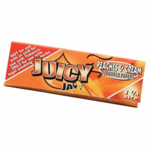 Juicy Jay’s – Hemp Papers (1.25″) – Peaches & Cream | CannaBudget Canada