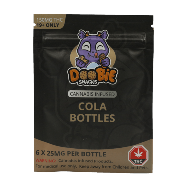 Doobie Snacks – CBD Sour Gummy Bears – 150mg CBD | CannaBudget Canada