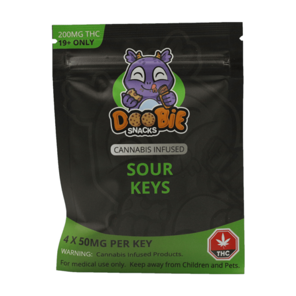 Doobie Snacks – CBD Sour Gummy Bears – 150mg CBD | CannaBudget Canada