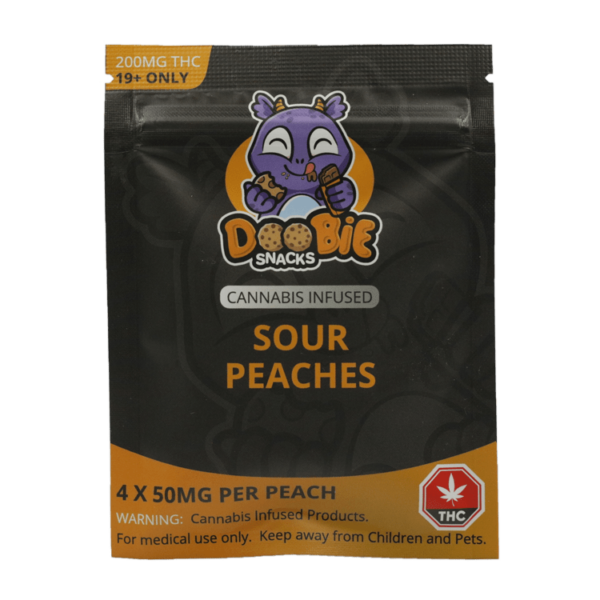 Doobie Snacks – CBD Sour Gummy Bears – 150mg CBD | CannaBudget Canada