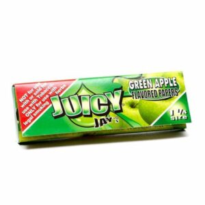 Juicy Jay’s – Hemp Papers (1.25 inch) – Green Apple | CannaBudget Canada