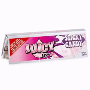 Juicy Jay’s – Superfine Hemp Papers (1.25 Inch) – Sticky Candy | CannaBudget Canada