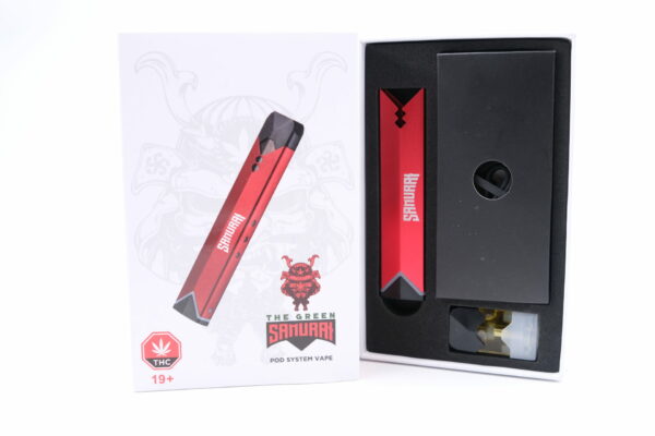 The Green Samurai – LED Vape Kit – 1ml THC | CannaBudget Canada