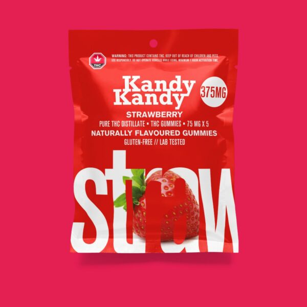 Kandy Kandy – Strawberry Gummies | CannaBudget Canada