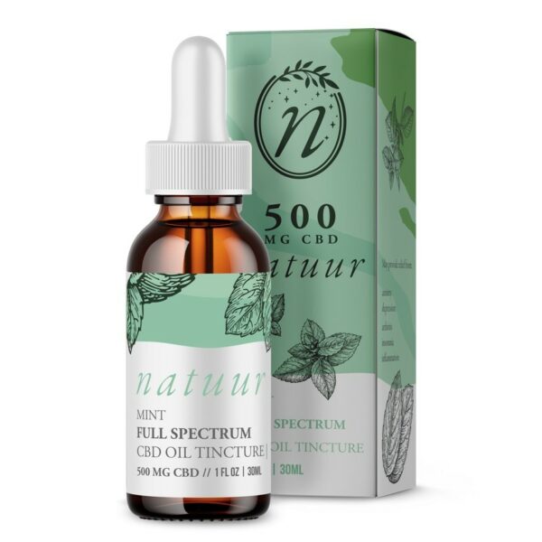 Natuur – Full Spectrum CBD Oil Tincture – Mint | CannaBudget Canada