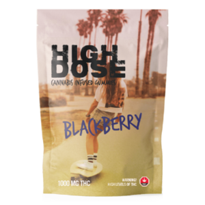 High Dose – cannabis Infused Gummies – Blackberry – 1000mg/1500mg | CannaBudget Canada