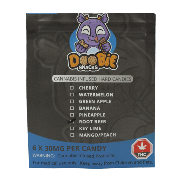 Doobie Snacks – Hard Candies – 180mg THC | CannaBudget Canada