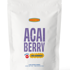 OneStop – Açai Berry CBD Gummies 500mg | CannaBudget Canada