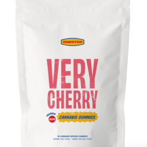 Onestop – Very Cherry THC Gummies 500mg | CannaBudget Canada