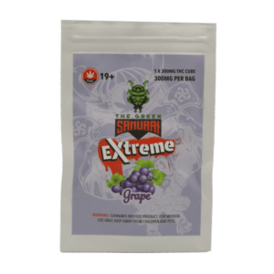 Green Samurai Extreme – Grape Gummy – 300mg THC | CannaBudget Canada