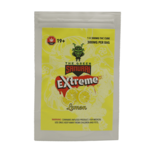 Green Samurai Extreme – Lemon Gummy – 300mg THC | CannaBudget Canada